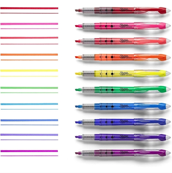 Sharpie Liquid Highlighter, Chisel Tip Highlighters - Picture 3 of 4